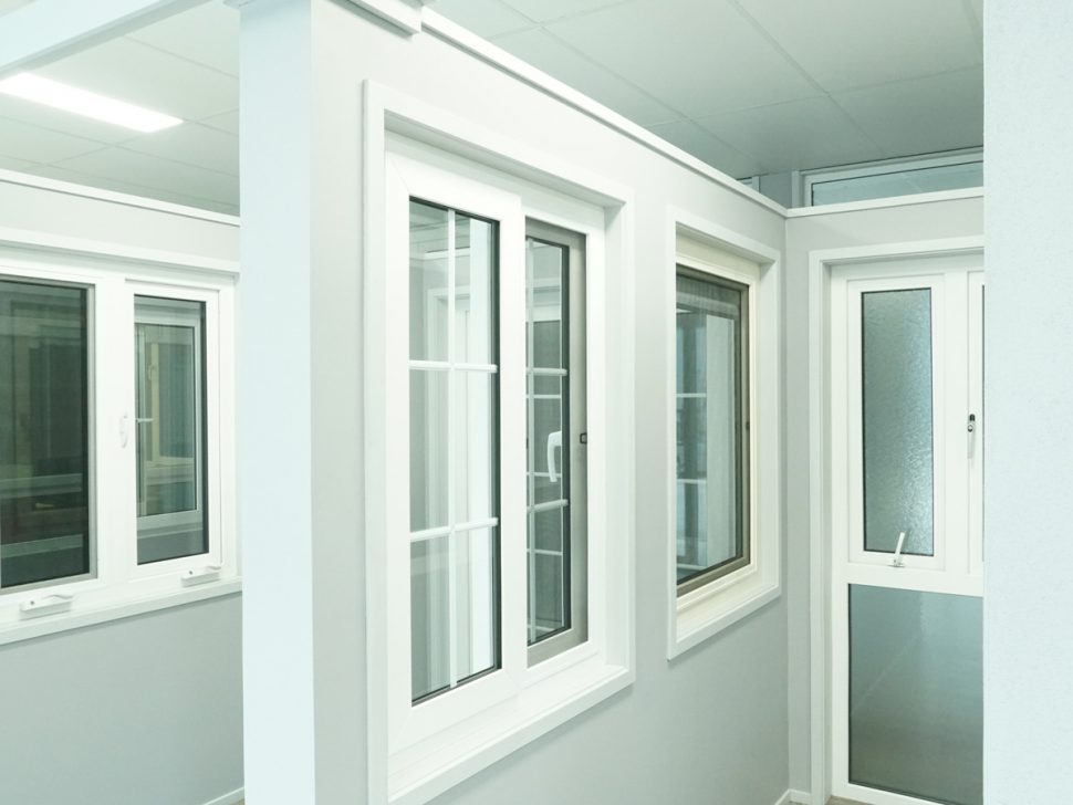 Double glazed windows and uPVC frames for comprehensive noise reduction